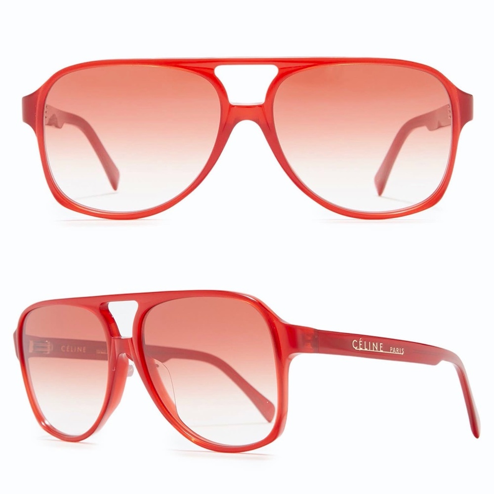 CELINE Phoebe Philo Navigator Acetate Sunglasses - Picture 5 of 7